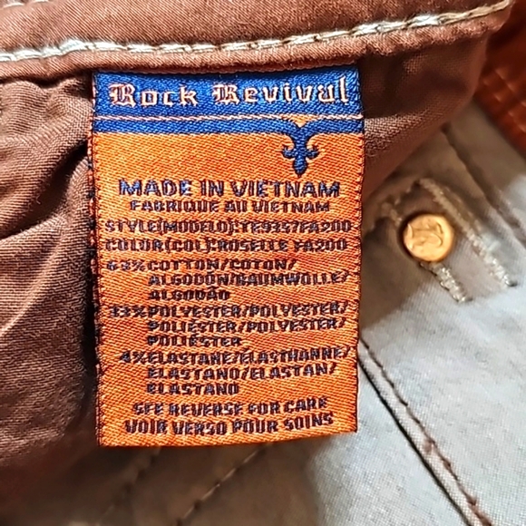 💥Rock Revival Roselle Ankle Skinny Stretch Jeans. Women's Size: W27x30L. - Picture 14 of 16